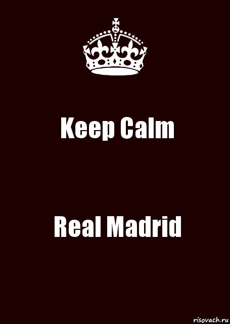 Keep Calm Real Madrid, Комикс keep calm