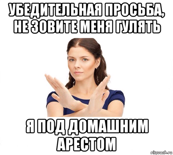 убедительная просьба, не зовите меня гулять я под домашним арестом, Мем Не зовите