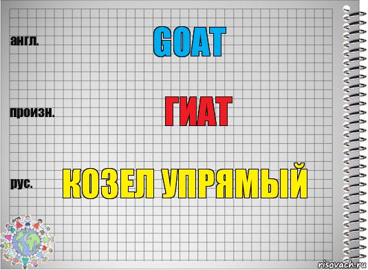 Goat гиат козел упрямый, Комикс  Перевод с английского