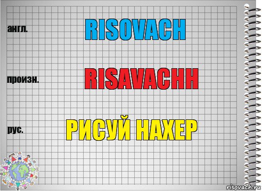 Risovach risavachh рисуй нахер, Комикс  Перевод с английского