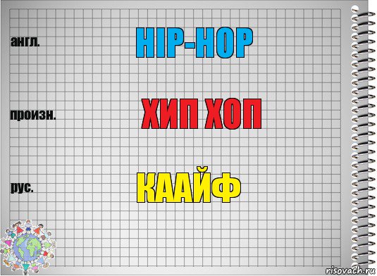 Hip-Hop Хип Хоп КААЙФ, Комикс  Перевод с английского