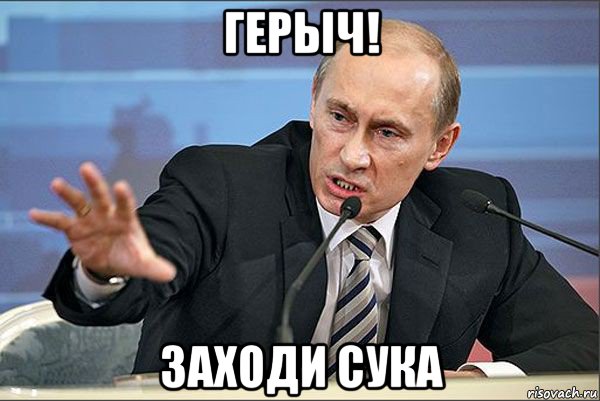 герыч! заходи сука, Мем Путин