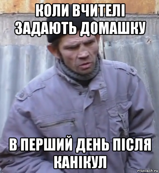 коли вчителі задають домашку в перший день після канікул, Мем  Ты втираешь мне какую то дичь