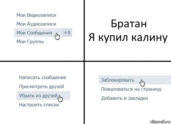 Братан
Я купил калину, Комикс  Удалить из друзей