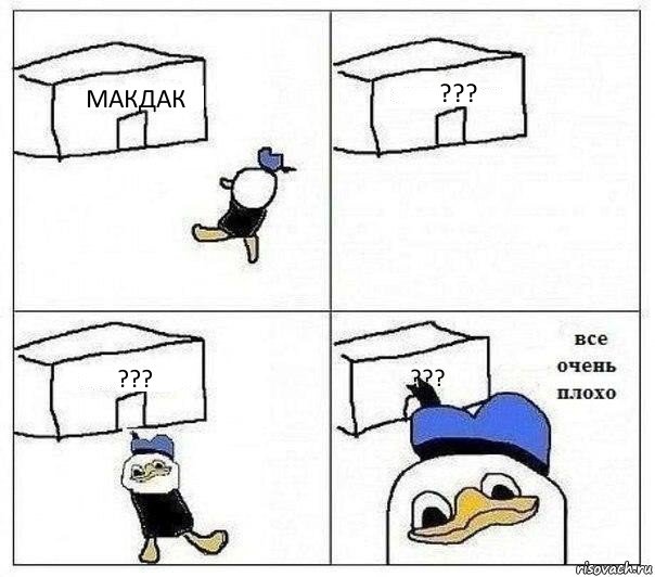 МАКДАК ??? ??? ???, Комикс Все очень плохо