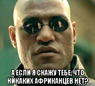  а если я скажу тебе, что никаких африканцев нет?, Мем  а что если я скажу тебе