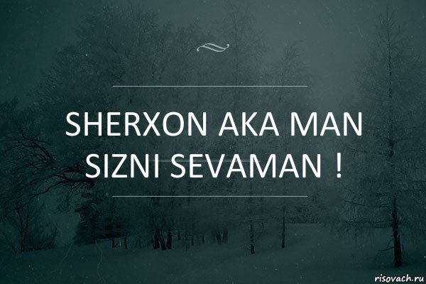 Sherxon aka man sizni sevaman !, Комикс Игра слов 5