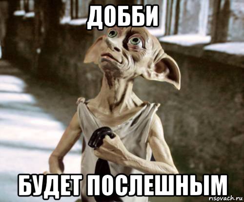 добби будет послешным