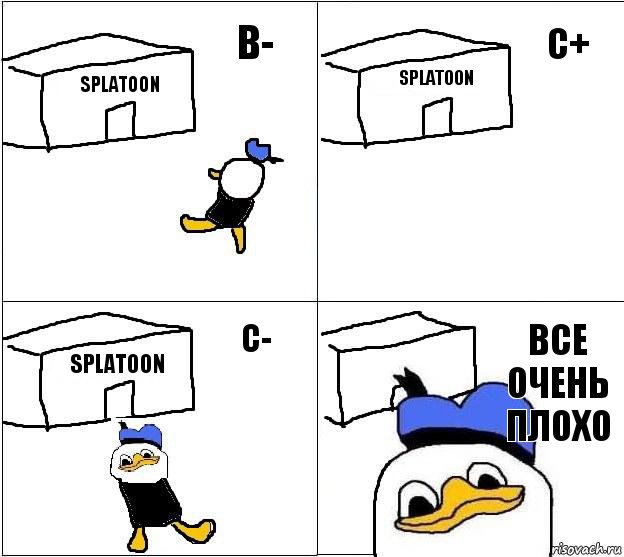 Splatoon Splatoon Splatoon Все очень плохо B- C+ C-, Комикс Долан
