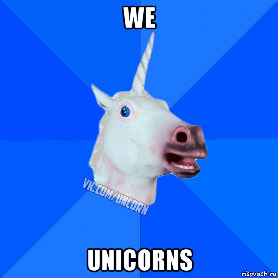 we unicorns, Мем Единорог