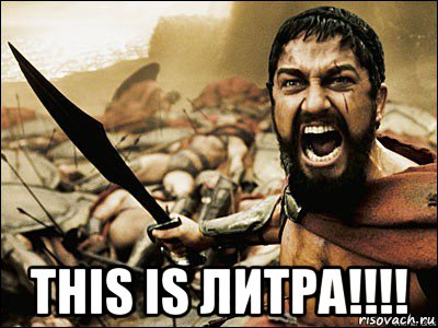  this is литра!!!!, Мем Это Спарта