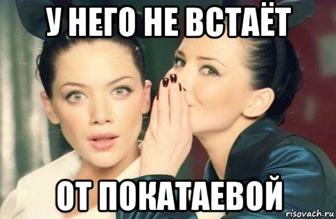 у него не встаёт от покатаевой, Мем  Он