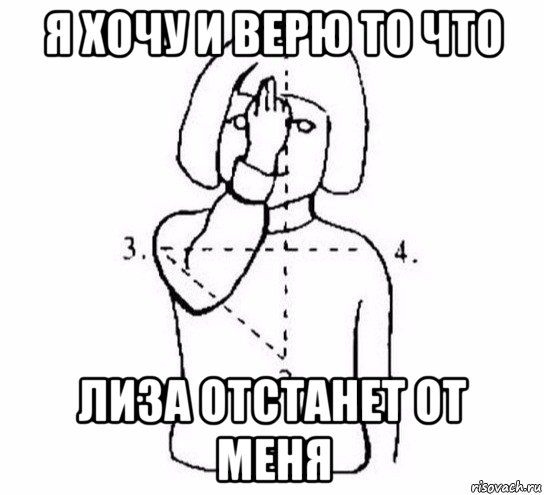 я хочу и верю то что лиза отстанет от меня, Мем  Перекреститься