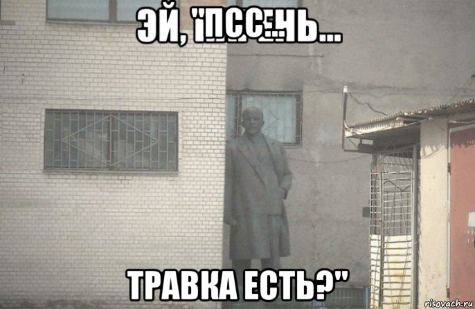 "псс... травка есть?", Мем псс парень