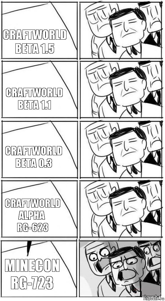 CraftWorld Beta 1.5 CraftWorld Beta 1.1 CraftWorld Beta 0.3 CraftWorld Alpha rg-623 MineCon rg-723, Комикс Пздц