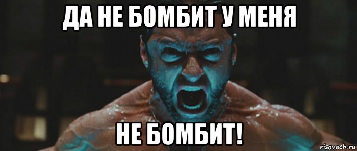 да не бомбит у меня не бомбит!, Мем росомаха