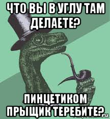 что вы в углу там делаете? пинцетиком прыщик теребите?