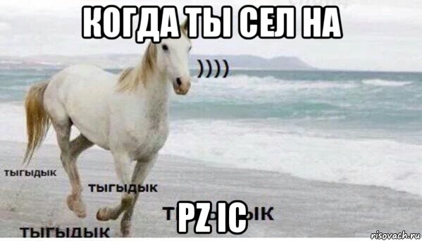 когда ты сел на pz ic, Мем   Тыгыдык