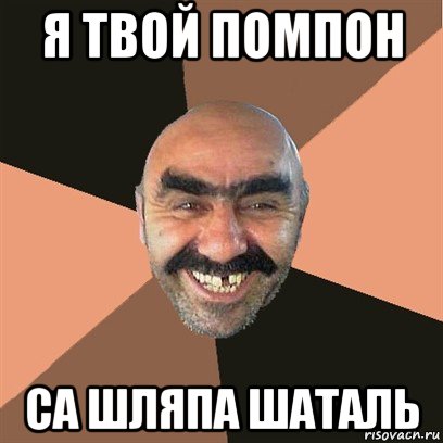 я твой помпон са шляпа шаталь, Мем Я твой дом труба шатал