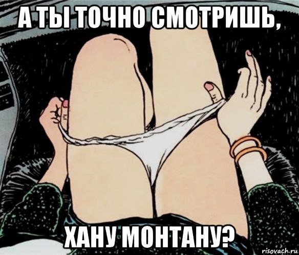 а ты точно смотришь, хану монтану?, Мем А ты точно