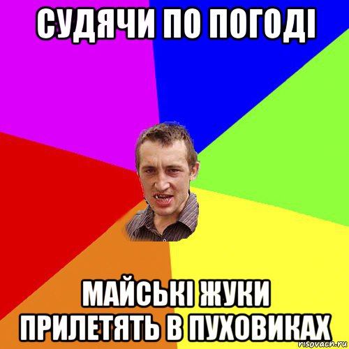 судячи по погоді майські жуки прилетять в пуховиках, Мем Чоткий паца