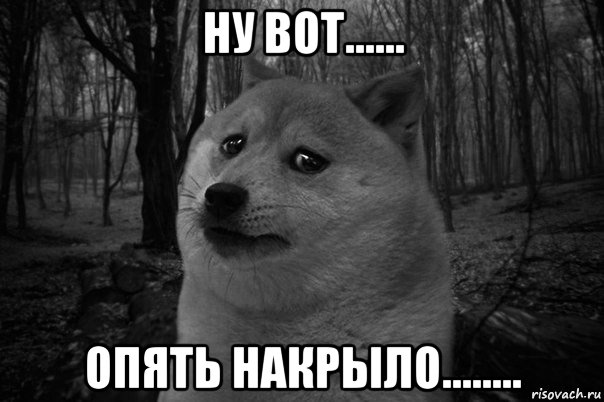 ну вот...... опять накрыло........, Мем    Грусть-пичаль