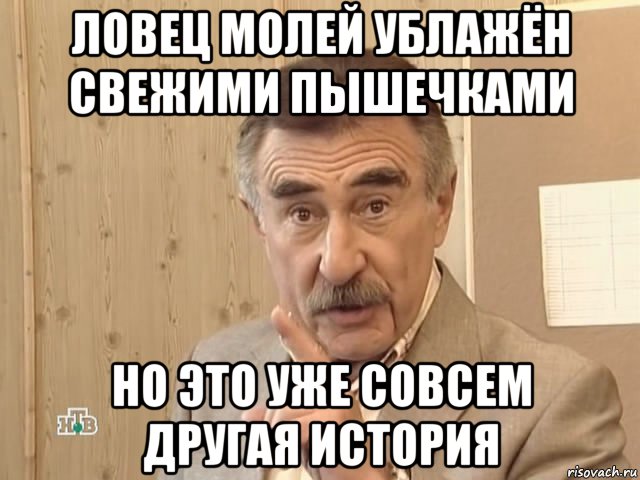 ловец молей ублажён свежими пышечками но это уже совсем другая история, Мем Каневский (Но это уже совсем другая история)