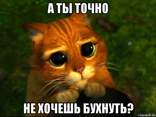 а ты точно не хочешь бухнуть?