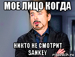 мое лицо когда никто не смотрит sankey, Мем мое лицо когда