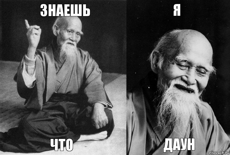 Знаешь Что Я Даун, Комикс Мудрец-монах (4 зоны)