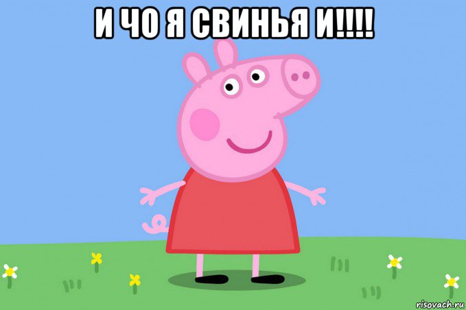 и чо я свинья и!!!! , Мем Пеппа