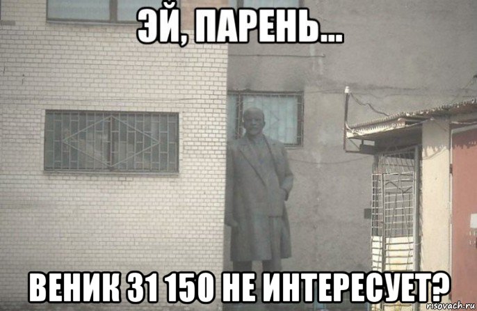  веник 31 150 не интересует?, Мем псс парень