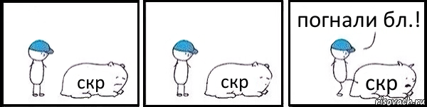 скр скр скр погнали бл.!