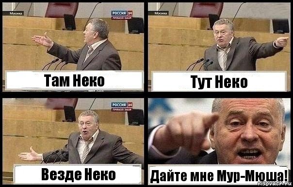 Там Неко Тут Неко Везде Неко Дайте мне Мур-Мюша!, Комикс с Жириновским