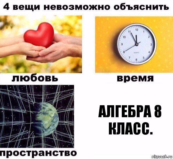 Алгебра 8 класс.