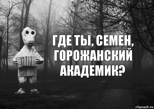 где ты, Семен, Горожанский академик?