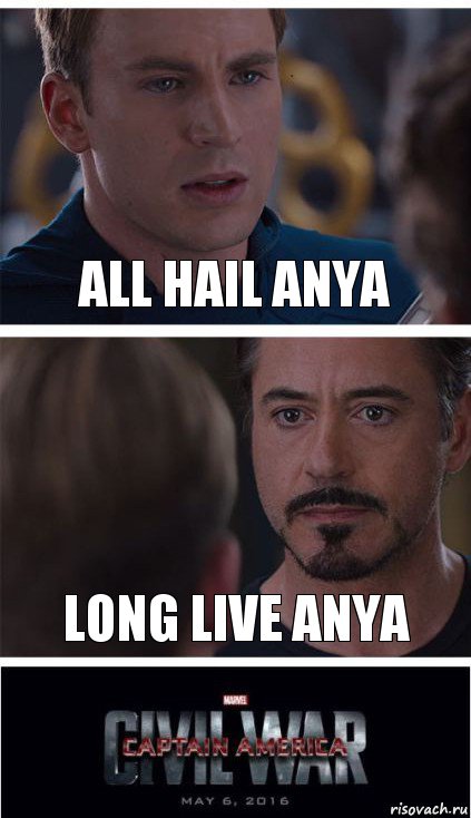 all hail anya long live anya, Комикс   Гражданская Война