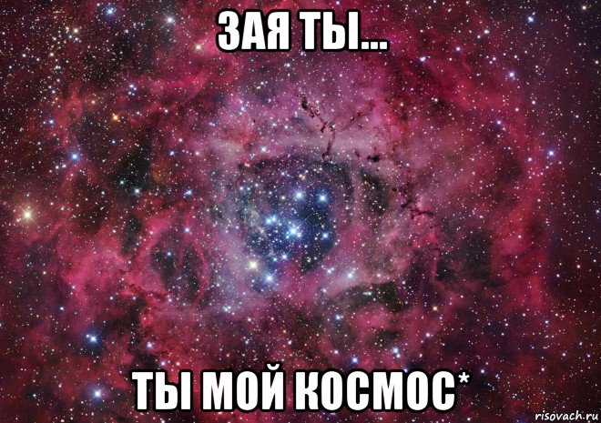 зая ты... ты мой космос*, Мем Ты просто космос