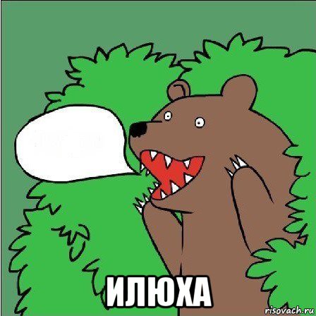  илюха, Мем Медведь-шлюха