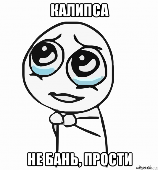 калипса не бань, прости, Мем  ну пожалуйста (please)