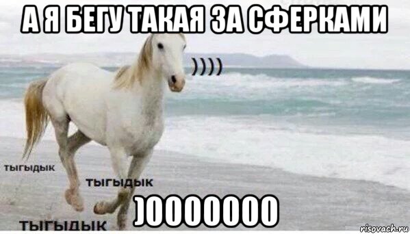 а я бегу такая за сферками )0000000, Мем   Тыгыдык