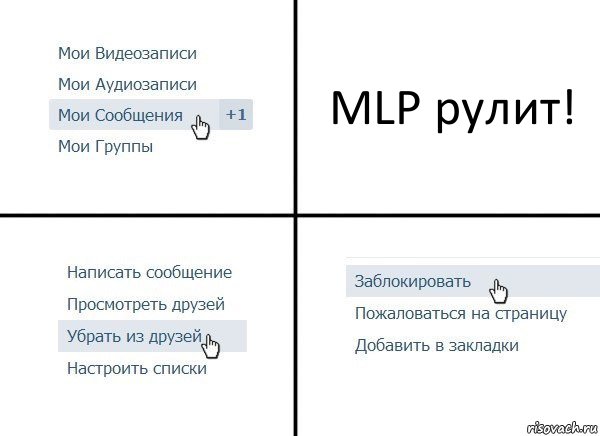 MLP рулит!, Комикс  Удалить из друзей