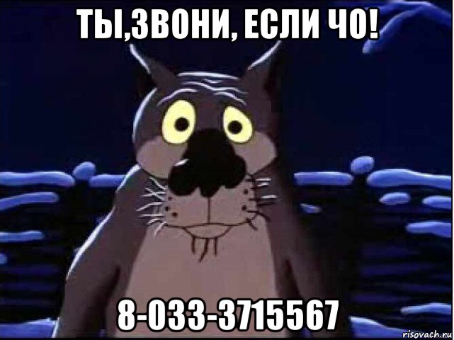 ты,звони, если чо! 8-033-3715567