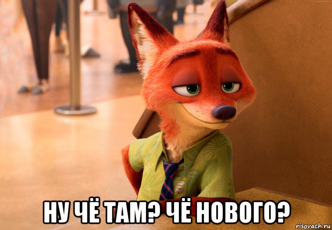  ну чё там? чё нового?, Мем Лис из Зверополиса