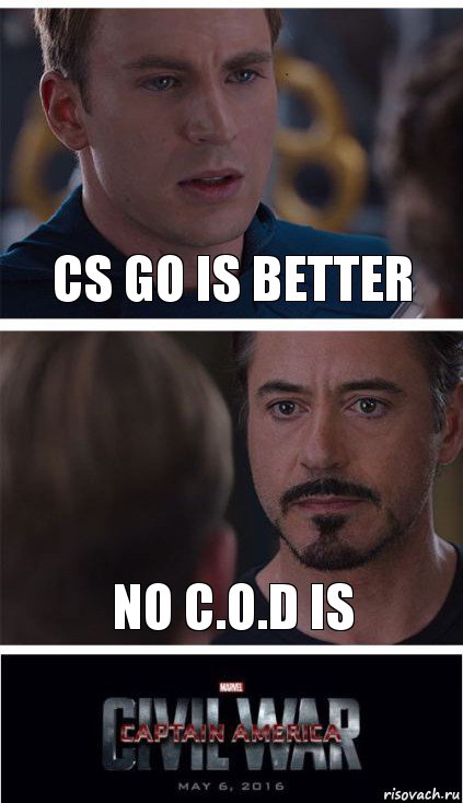 cs go is better no C.O.D IS, Комикс   Гражданская Война