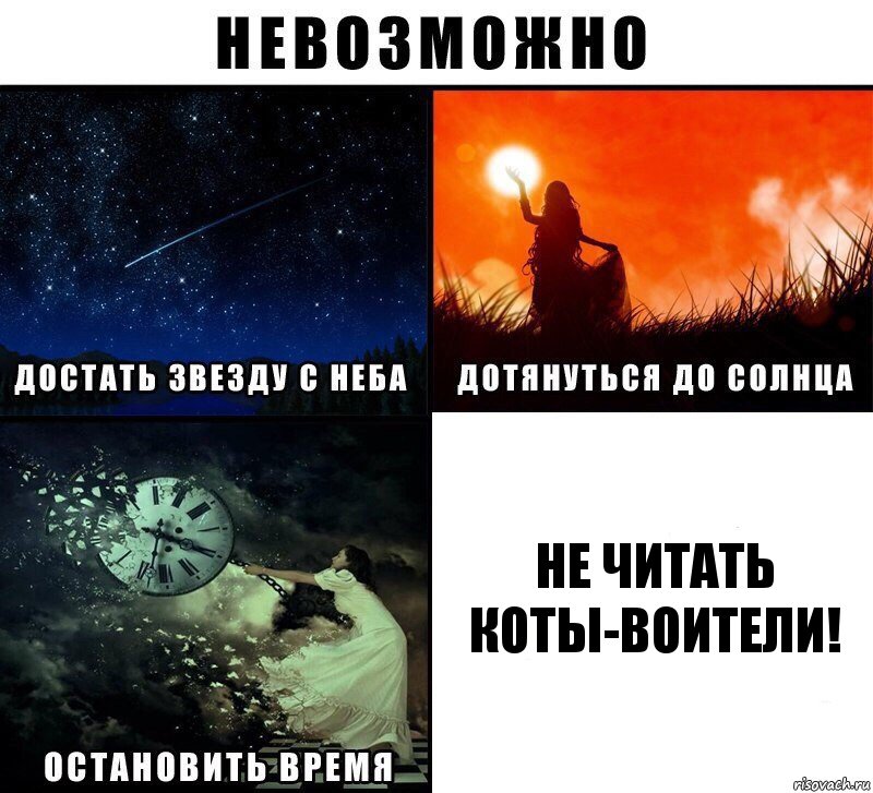 не читать Коты-Воители!, Комикс Невозможно