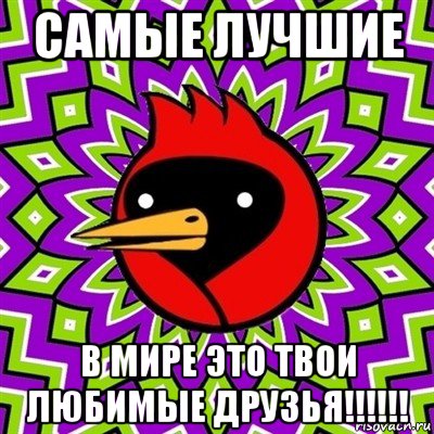 самые лучшие в мире это твои любимые друзья!!!!!!, Мем Омская птица