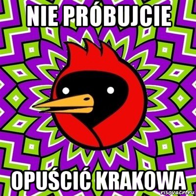 nie próbujcie opuścić krakowa, Мем Омская птица