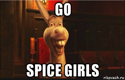 go spice girls, Мем Осел из Шрека