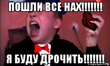 пошли все нах!!!!!!! я буду дрочить!!!!!!!, Мем Сашко в интернете